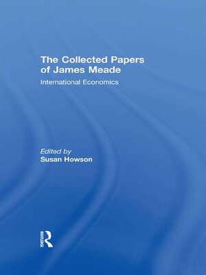 cover image of Collected Papers James Meade V3